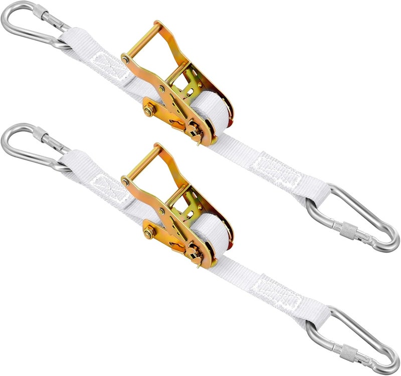 MiniInflat 2 Pcs Volleyball Net Tensioning Ratchet Strap, Heavy Duty Net Tensioning Lever Ratchet, Volleyball Poles Rope Tightener for Indoor & Outdoor Use - Image 1